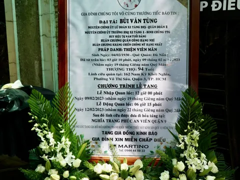 Người thảo lời đầu hàng vô điều kiện của Tổng thống Dương Văn Minh qua đời